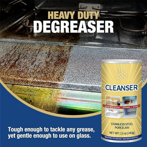 Kitchen and bathroom tile powder cleaner, multifunctional cleaning powder, dirt removal, floor polishing