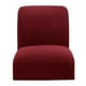 thumbnail image 3 of Fundas elásticas para sillas de comedor, fundas clásicas lisas para sillas, protectores de sillas Vino rojo, 3 of 9