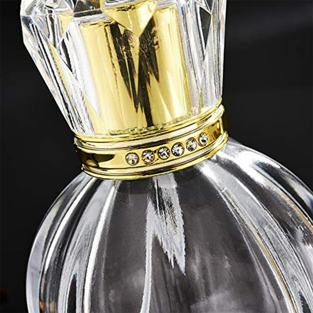 Botellas de perfume vacías de vidrio con atomizador recargable de 50 ml para viajes