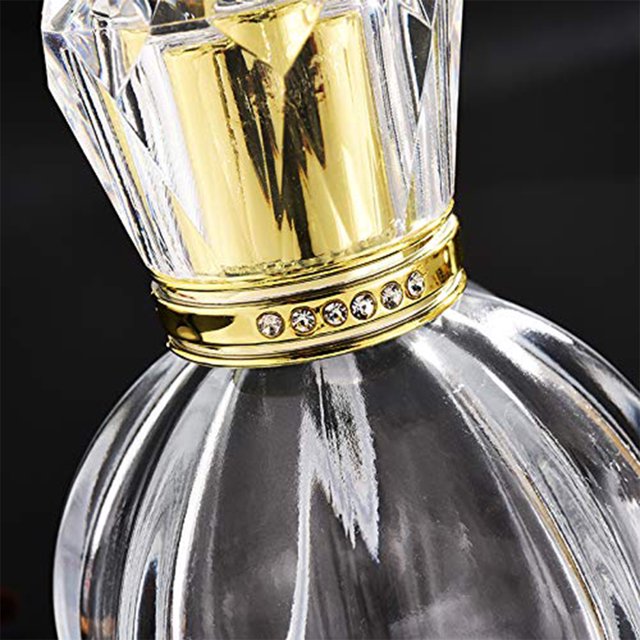 Botellas de perfume vacías de vidrio con atomizador recargable de 50 ml para viajes