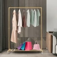 thumbnail image 3 of Miumaeov Elegance Metal Clothing Clothes Rack with Wheels for Retail Clothing Store Display, 3 of 14