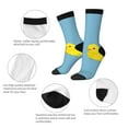 thumbnail image 3 of Logiee Cute Ducky Print Adult Socks for Men & Women,Calf Socks, Ankle Socks,Boots Socks,Breathable Casual Sock,Unisex Crew Socks, 3 of 6