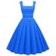 thumbnail image 1 of Vestido Midi sin mangas de fiesta de lunares oscilantes con escote cuadrado Sexy informal a la moda para mujer Pompotops ghjkhdj3049, 1 of 4