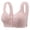 01 Grey, variant on Krdevn Women's Plus Size Front-Closure Wireless Bra Wide Strap Comfort Support Everyday Bra,40