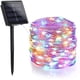 thumbnail image 2 of Guirnaldas de luces navideñas solares para exteriores, 24 M, 240 LED, iluminación de alambre de cobre para exteriores, luces solares de hadas, 8 modos, impermeables, para árboles de Navidad, jardín,, 2 of 8