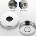 thumbnail image 3 of fastboy 2 Pcs Collier de Valve en Acier Inoxydable Argenté Couvercle Rond Protège et Améliore le Robinet de Douche, 3 of 6