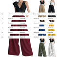 thumbnail image 4 of Women's High Waist Wide Leg Pants Elegant Pleated Work Business Casual Suit Trousers by Yigetop Wine S, 4 of 7