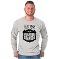 thumbnail image 4 of Baddie Bearded Grandpa Cool Funny Men's Long Sleeve Tee T Shirt Brisco Brands X, 4 of 6