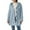A-Blue34, variant on Yuanlong Womens Cardigans Hooded Button Down Long Sleeve Double Fuzzy Plain Cardigan Outerwear Winter Loose Thermal Coat