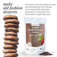 thumbnail image 2 of powbab Dark Chocolate Chips, 72% Cacao, Semi-Sweet Organic Mini Chips (16 oz), 2 of 7