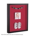 thumbnail image 2 of ArtToFrames 24x36 Inch Shadow Box Picture Frame, with a Satin Black Tall 1 Wide Shadowbox frame and Rouge Mat Backing (4654), 2 of 7
