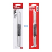 Hyper Tough 2-Piece O-Ring Installer and Removal Tool Set, Black Aluminum Handles and Carbon Steel Shafts, TS08094J