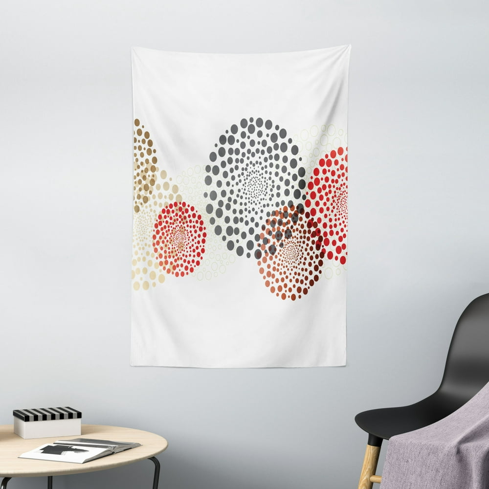 Abstract Tapestry, Modern and Cool Design with Abstract Dots like and ...