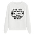 thumbnail image 2 of Chandails à Capuchon pour Femmes Sweat à Capuche Imprimé Mode Manches Longues Blouse Décontractée Pull Graphique Chandails en Molleton Blanc, 2 of 7