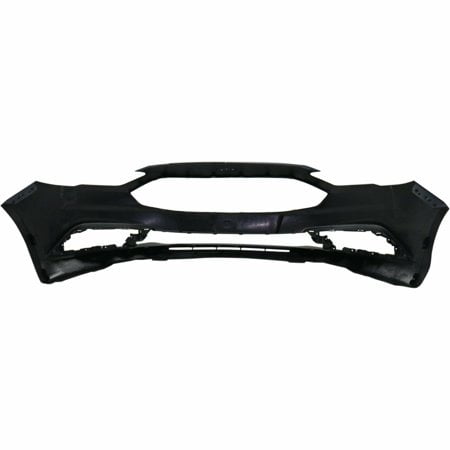 LABLT Front Bumper Cover Primered Plastic Replacement for 2017 2018 Fusion