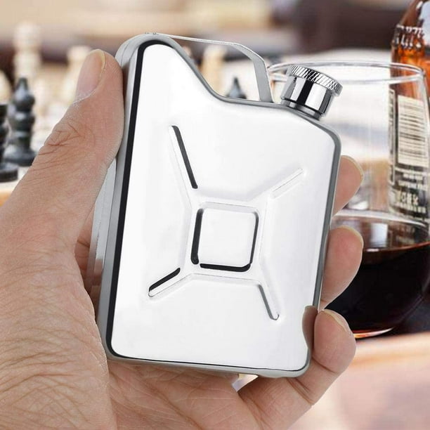 Flacon à Alcool, 700ml Flacon à Vin Portable en Acier Inoxydable avec Fonctionnalités Améliorées