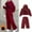 1-Red, variant on RTKFRFLM Girls Kids Winter Outfit 2-Piece Red Bow Hoodie Wide Leg Pants Cozy Hooded Sweatshirt Set 5-16Y