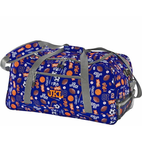 Personalized Playful Print Small Duffle Bag by Generic