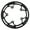 Black, variant on Sagargo Bike Chainring Guard for Bcd 130mm 50-54T Single Chainring Chainwheel Covering Bicycle Chainring Guard Replacement Accessories Black