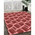 thumbnail image 2 of Ahgly Company Indoor Rectangle Patterned Bean Red Area Rugs, 3' x 5', 2 of 6