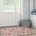 thumbnail image 4 of Laurel 3' x 5' Washable Accent Rug, Ivory and Pink, 4 of 7