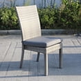 thumbnail image 5 of Aaron Outdoor Wicker Dining Chairs With Cushion (Set of 8) - Gray/Dark Gray, 5 of 10