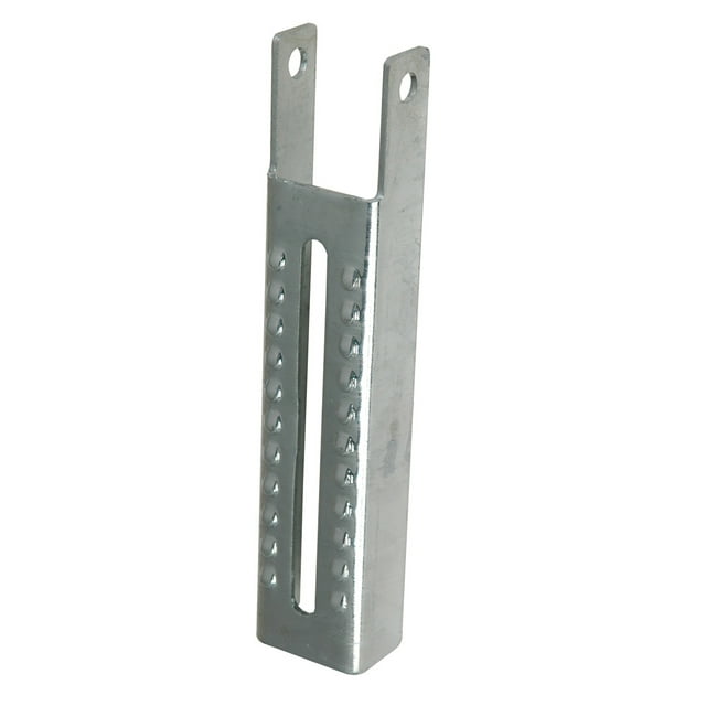C.E. Smith Trailer Boat Bunk Board Bracket 10600G40 Edge Bunk Mount; 9-1/2 Inch Length; Galvanized; Steel; Single