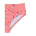 thumbnail image 2 of CoComelon Toddler Girl Short Sleeve Rashguard and Swim Bottom Set, 2-Piece, Sizes 12M-5T, 2 of 3