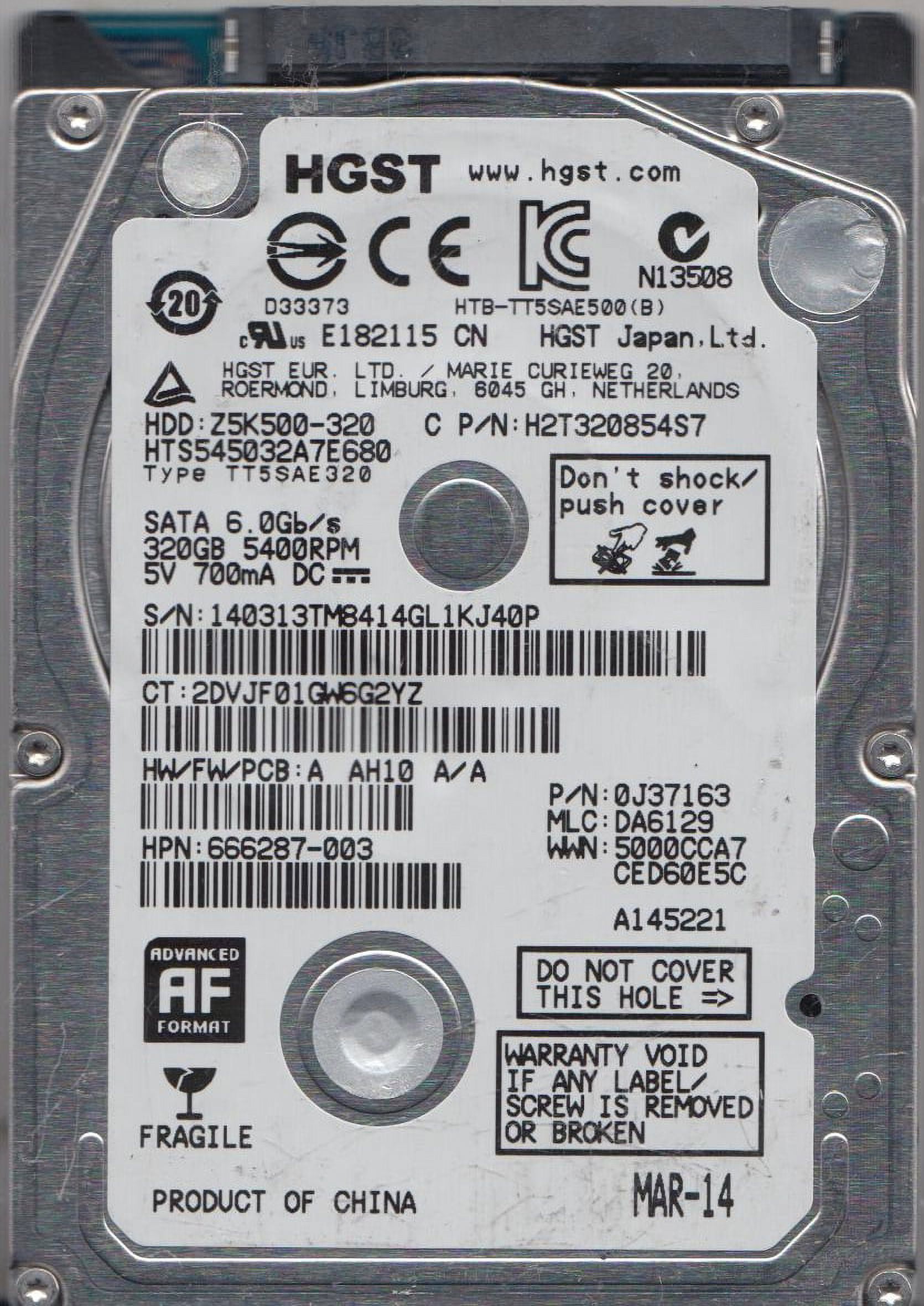 Axiom Mobile Caddy Drive - hard drive - 500 GB - SATA 3Gb/s