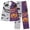 Multicolor, variant on Women's Halloween Pajama Set Pumpkin Button Down Long Sleeve Print Sleepwear 2-Piece Lounge Suit with Pockets