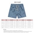 thumbnail image 4 of Pantalones Cortos De Natación Para Hombre Elásticos Con Cordones Secado Rápido Estampado De Moda Sueltos Casuales Pantalones Cortos De Playa Para Natación Para Hombres Gris L, 4 of 5