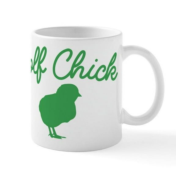 CafePress - Golf Chick - 11 oz Ceramic Mug - Novelty Coffee Tea Cup