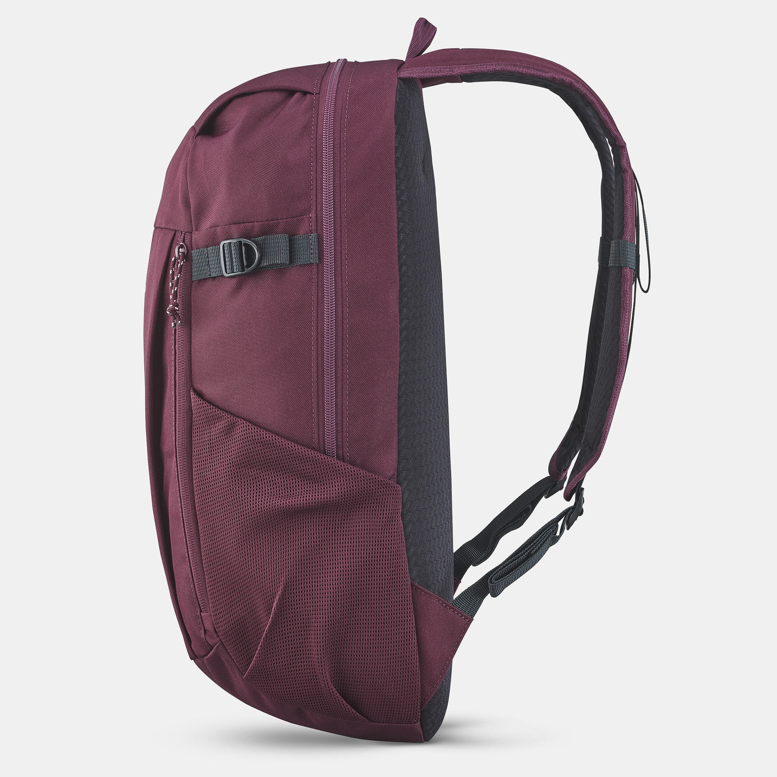 Quechua NH100, 20L Nature Hiking Backpack, Unisex, Burgundy