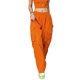 thumbnail image 2 of Pantalones casual de mujer, joggers de pernera ancha con cordón, pantalones hippies vintage, 2 of 5