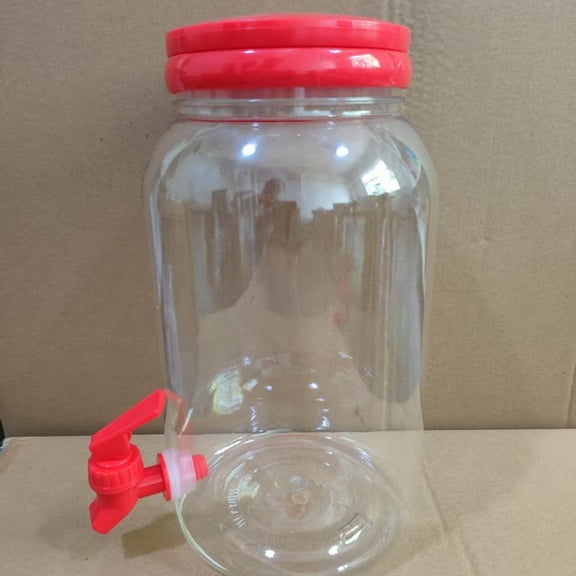 Rushawy Beverage Container Drink Dispenser Juice Jar Wide Opening Easy to Clean 3800ML Capacity for Residential Kitchens Offices