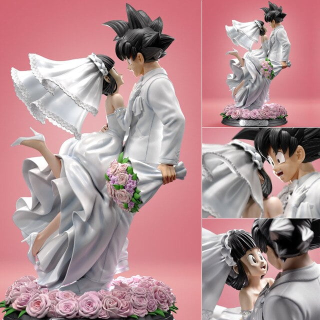 Dragon Ball Z Son Goku & Chichi Wedding Ver. Decoration Dolls