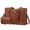 Brown, variant on LOVEVOOK Laptop Bag for Women - Waterproof Work Bag for Women & Vintage Laptop Tote Purse with Wristlet
