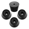 thumbnail image 5 of Uxcell 4pcs Rubber Feet Bumpers Pads with a metal washer Black 29x21x20mm, 5 of 5