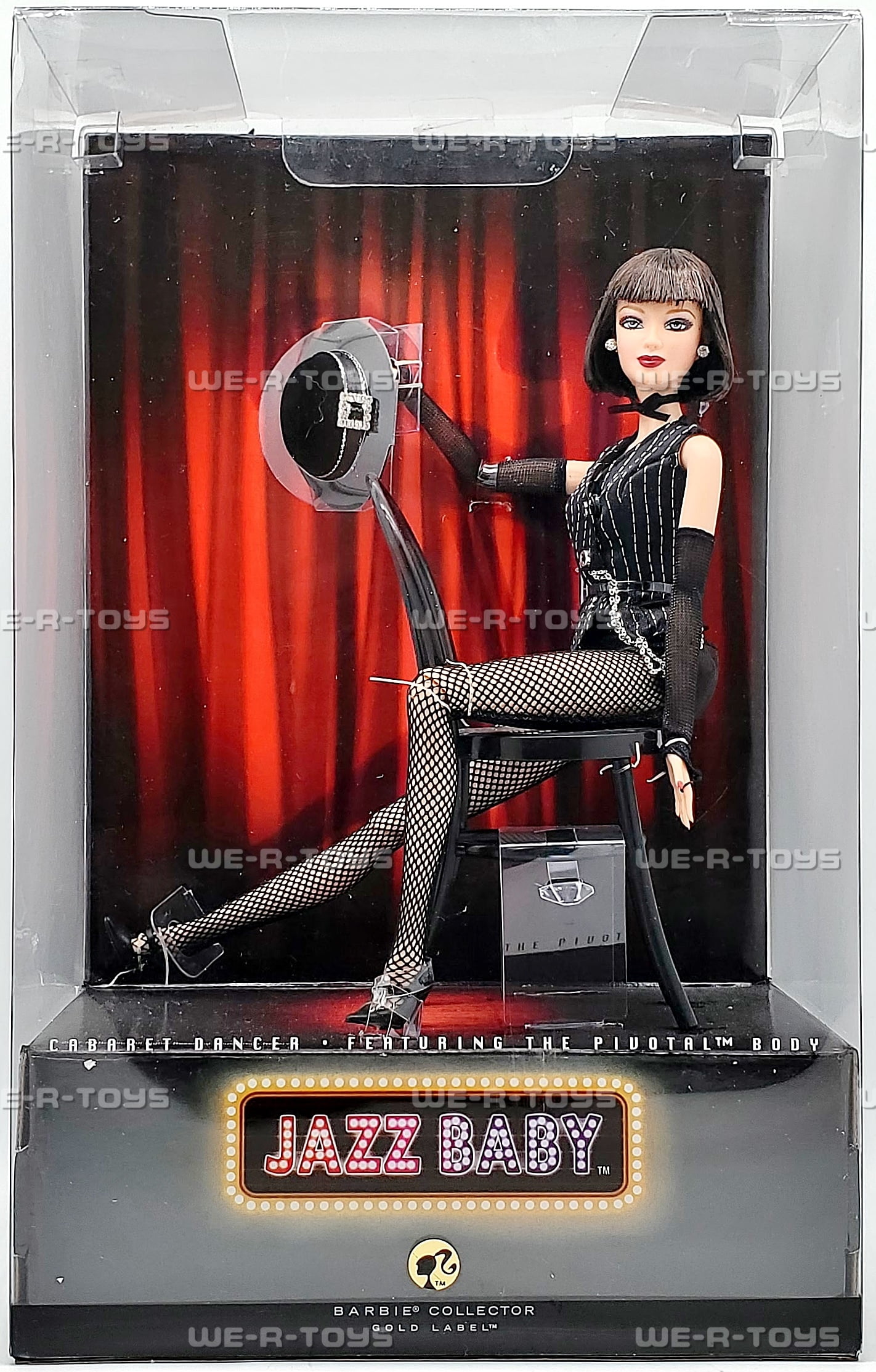 Jazz Baby Cabaret Dancer Barbie Doll Brunette with Pivotal Jazz Baby Cabaret Dancer Barbie Doll Brunette with Pivotal