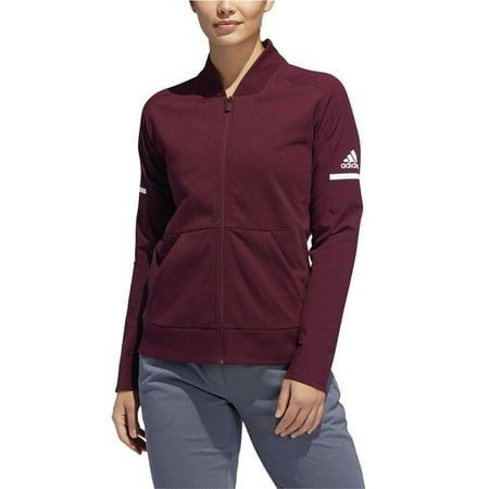 Adidas Womens Athletic Long Sleeve Squad Bomber Jacket