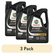 (3 pack) Castrol EDGE 5W-30 Advanced Full Synthetic Motor Oil, 5 Quarts