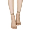 thumbnail image 1 of 10 Pares Calcetines Para Mujeres Puntos Patrón De Longitud De Tobillo Elástico Beige Talla única, 1 of 5