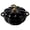 Black, variant on Hawsaiy 4.5 QT Pumpkin Shaped Cast Iron Dutch Oven, 360° Uniform Heating, Enameled Cast Iron Pot with Lid, Suitable for Most Stoves, Festive Cookware, Black