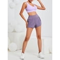 thumbnail image 4 of Lovito Women's Sports Bra Seamless Padded Running Yoga Bra, 4 of 7