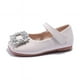 thumbnail image 2 of Zapatos de princesa para niñas con hebilla cuadrada y diamantes de imitación vintage, zapatos planos de piel de charol con punta cuadrada, zapatos de leche para niños de una sola capa, 2 of 6