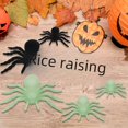 thumbnail image 5 of Araña de peluche de Halloween, araña fluorescente, araña negra, accesorios de diseño de habitación, 5 of 5