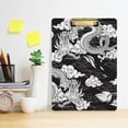thumbnail image 6 of 12.5"x9" Black Dragon Clipboards, Standard A4 Letter Size Nursing Clipboard with Low Profile Metal Clip Decorative Clip Board for Office Supplies,Gold, 6 of 7
