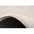 thumbnail image 4 of Lily Luxury Chinchilla Faux Fur Abstract Gilded Rectangular Area Rug, 4 of 7