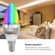 thumbnail image 4 of RGB Candle Light, Adjustable Gradient Flame Bulb, 3W For Party For Bar Night Decorations With Remote Control ANGGREK RGB Candle Light, 4 of 8