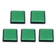 thumbnail image 1 of Filtro de aire para cortacésped, filtro de aire de 5 piezas, filtro de aire de goma para jardín, filtro de aire para jardinería, instalación sin esfuerzo, 1 of 8